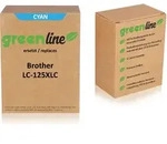 greenline ersetzt Brother LC-125 XL C Tintenpatrone, cyan