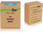 greenline ersetzt HP CB 323 EE / 364XL Tintenpatrone, cyan