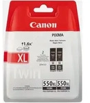 Original Canon 6431B010 / PGI550PGBKXL Tintenpatrone Doppelpack Pigment schwarz