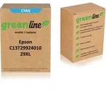 greenline ersetzt Epson C13T29924010 / 29XL Tintenpatrone, cyan