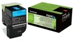 Original Lexmark 70C2HC0 / 702HC Toner cyan