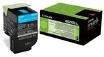 Original Lexmark 80C2XC0 / 802XC Toner cyan