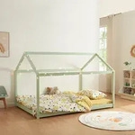 Kinderbett Cerro 120x200cm Mintgr&uuml;n [en.casa]