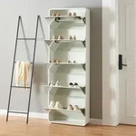 Schuhkipper Aure 180x63x20 cm Wei&szlig; [en.casa]