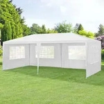 Pavillon Wedau 600x300x255 cm Wei&szlig; casa.pro