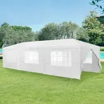 Pavillon Wedau 900x300x255 cm Wei&szlig; casa.pro