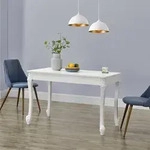 Esstisch L&uuml;neburg 116x66x76 cm Landhausstil Wei&szlig; en.casa