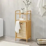 Bambus W&auml;scheregal Rendalen 40x30x95 cm [en.casa]
