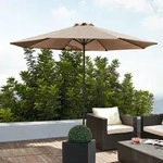 Sonnenschirm Budapest 230x300cm Beige [casa.pro]