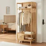 Garderobenst&auml;nder Yp&auml;j&auml; 187x80x47 cm Bambus [en.casa]