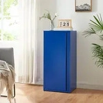 Metallschrank Burl&ouml;v Stahl Blau [en.casa]