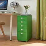 Rollcontainer K&ouml;kar mit 5 Schubladen 69x28x41 cm Apfelgr&uuml;n [en.casa]