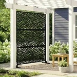 Trennwand And verzinkter Stahl 180x90 cm Schwarz [casa.pro]