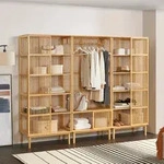 Garderobenset aus 2 x Standregal Trundholm + 1 x Kleiderst&auml;nder Vemb [en.casa]