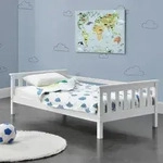 Kinderbett Nuuk 80x160 cm Wei&szlig; [en.casa]