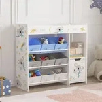 Kinderregal S&oslash;ndreland 80x90x30 cm mit Koala Motiv [en.casa]