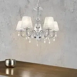 Kronleuchter Isabell 5-flammig Chrom lux.pro