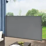 Seitenmarkise Mulhac&eacute;n 160x300 cm Mittelgrau pro.tec