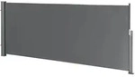 Seitenmarkise Mulhac&eacute;n 140x300 cm Grau Sichtschutz pro.tec
