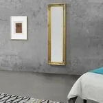 Wandspiegel Livorno 132x42 cm Ganzk&ouml;rperspiegel im Eukalyptusholz Rahmen Antik...
