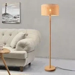 Stehleuchte Rochdale E27 Gelbbraun [lux.pro]