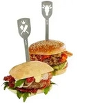 Hamburger-Spie&szlig;e TORRO 2 St&uuml;ck (Stier/Fleischerbeil)