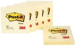 Post-it&reg; Haftnotizen Standard 654 gelb 6 Bl&ouml;cke