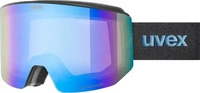 Uvex S5506652330, Schneebrille Uvex lace ATTRACT FM 2026/27 black matt/mirror blue