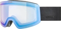 Uvex S5506812330, Schneebrille Uvex provoqe V 2026/27 black matt/vario blue mirror