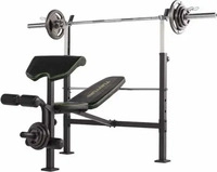Tunturi 17TSWB6000, Hantelbank Tunturi WB60 Olympische Hantelbank schwarz