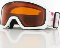 Alpina A7258.1.54, Jugend Schneebrille Alpina Scarabeo Jr. 2023/24 wei&szlig;-rose...