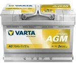 VARTA A7 Silver Dynamic AGM 12V 70Ah 760A Autobatterie Start-Stop 570 901 076