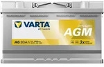 VARTA A6 Silver Dynamic AGM 12V 80Ah 800A Autobatterie Start-Stop 580 901 080