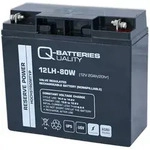 Q-Batteries 12LH-80W 12V 20Ah Blei-Vlies-Akku AGM VRLA Hochstrom USV