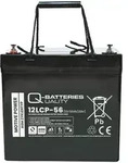 Q-Batteries 12LCP-56 / 12V - 56Ah Blei Akku Zyklentyp AGM - Deep Cycle VRLA