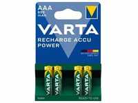 Varta Akku Recharge Accu Power Micro AAA NiMH 800mAh (4er Blister)