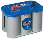 Optima Blue Top BT DC - 4.2, 12V 55Ah, AGM Zyklenfest, Spiralcell Technologie