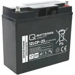Q-Batteries 12LCP-23 / 12V - 23Ah Blei Akku Zyklentyp AGM - Deep Cycle VRLA