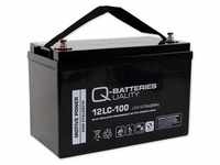 Q-Batteries 12LC-100 AGM Batterie 12V 107Ah zyklenfester Deep Cycle Akku