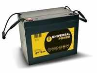 Universal Power AGM UPC12-75 12V 78Ah AGM Wohnmobilbatterie