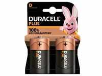 Duracell Plus LR20 Mono D Batterie Alkaline Batterie (2er Blister)