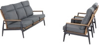 SIENA GARDEN Gartenlounge-Set 3-teilig