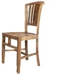 Stuhl &brvbar; holzfarben &brvbar; Ma&szlig;e (cm): B: 50 H: 95
