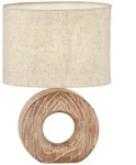 Fischer-Honsel Tischleuchte &brvbar; braun &brvbar; Ma&szlig;e (cm): B: 20 H: 31 T: 13.0