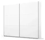 Schwebet&uuml;renschrank Acton &brvbar; wei&szlig; &brvbar; Ma&szlig;e (cm): B: 218 H: 59