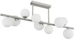 Globo Lighting Deckenleuchte &brvbar; silber &brvbar; Ma&szlig;e (cm): B: 87 H: 37 T: 28.0