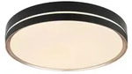 Globo Lighting Deckenleuchte &brvbar; schwarz &brvbar; Ma&szlig;e (cm): H: 8 &Oslash;: 48.5