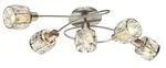 Globo Lighting Deckenleuchte &brvbar; silber &brvbar; Ma&szlig;e (cm): B: 36 H: 21
