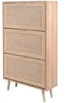 Schuhkipper &brvbar; holzfarben &brvbar; Ma&szlig;e (cm): B: 70 H: 125 T: 24.0