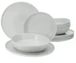 CreaTable Tafelservice Chef Collection &brvbar; wei&szlig; &brvbar; Porzellan &brvbar; Ma&szlig;e (cm): B: 21 H: